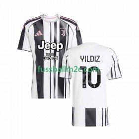 Fußballtrikots Juventus Kenan Yildiz 10 Heim Trikotsatz 2025-2026
